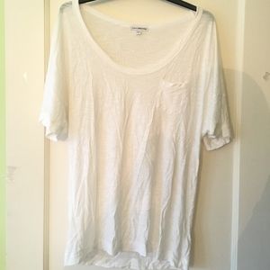 Sheer White Short Sleeve